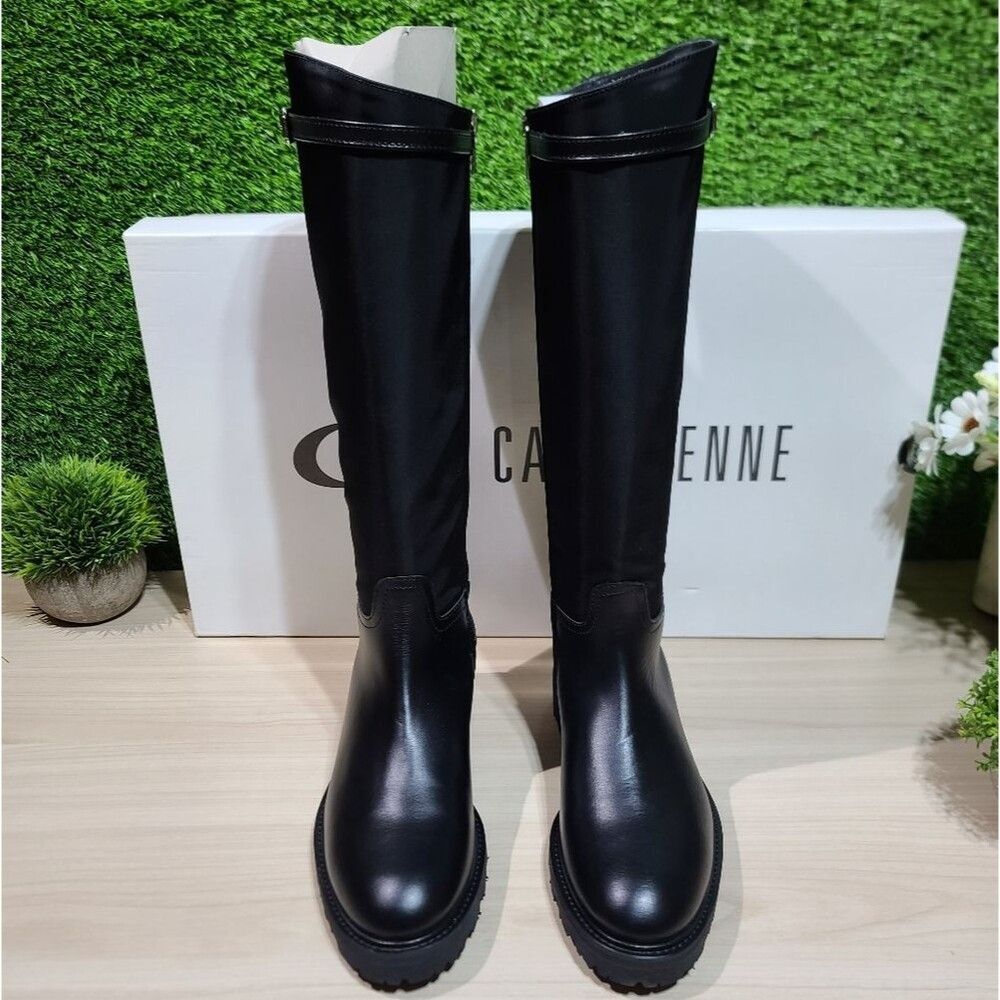 La Canadienne Women's Quintin Knee High Boot, Black Leather - US 7 New - Picture 3 of 10